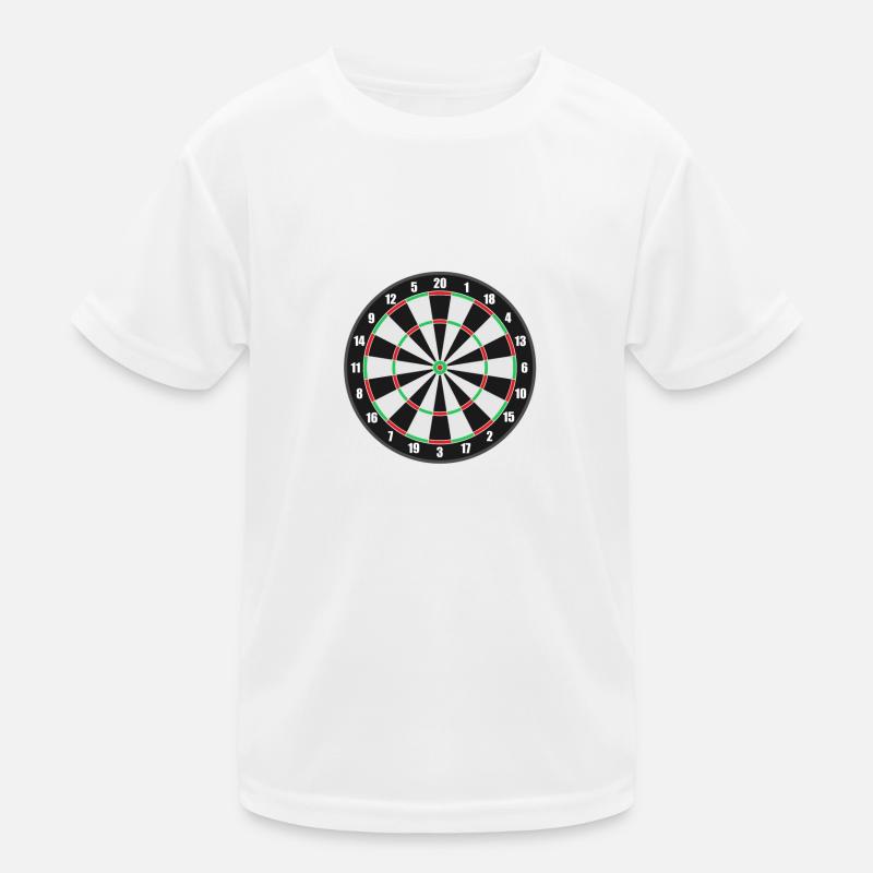 Dartscheibe Darts Datliebhaber Motiv Geschenkidee Kinder Funktions-T-Shirt