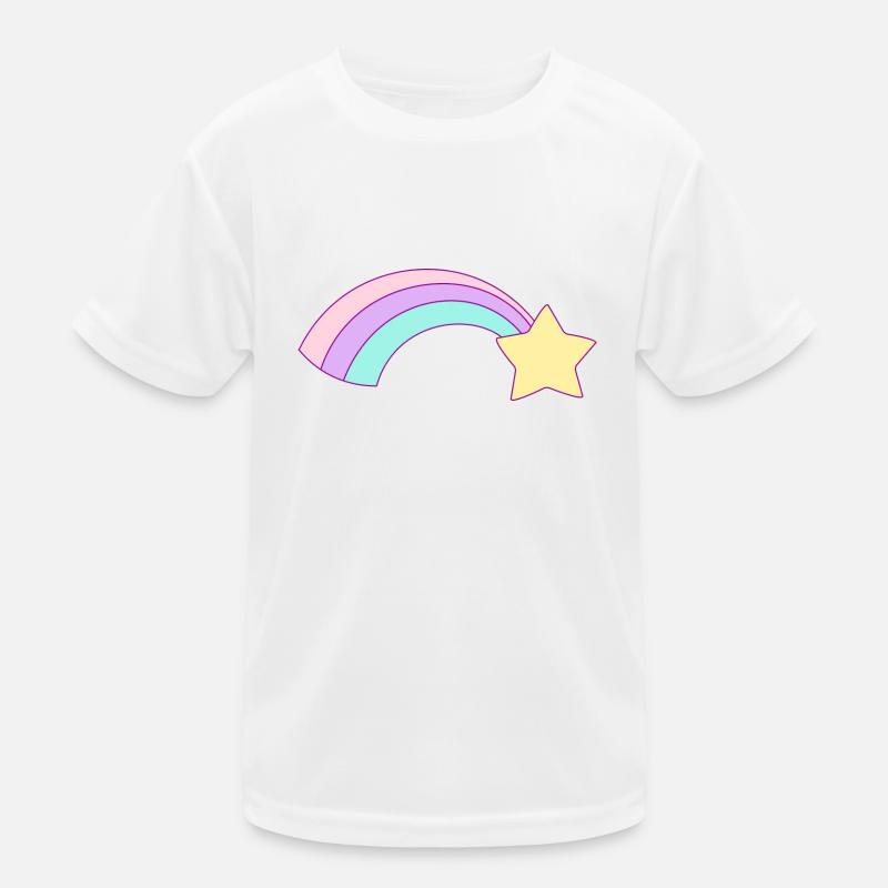 Regenbogen Kinder Funktions-T-Shirt