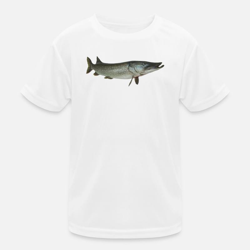 Pike - Kids Functional T-Shirt - white