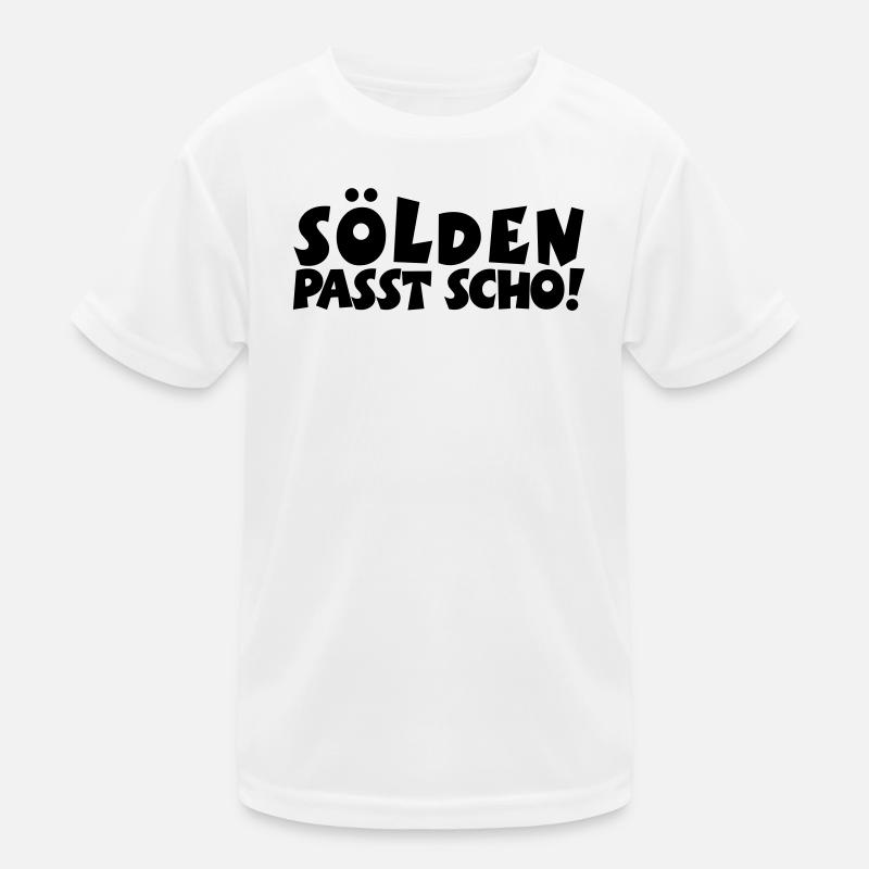 Sölden Passt Scho! Kinder Funktions-T-Shirt