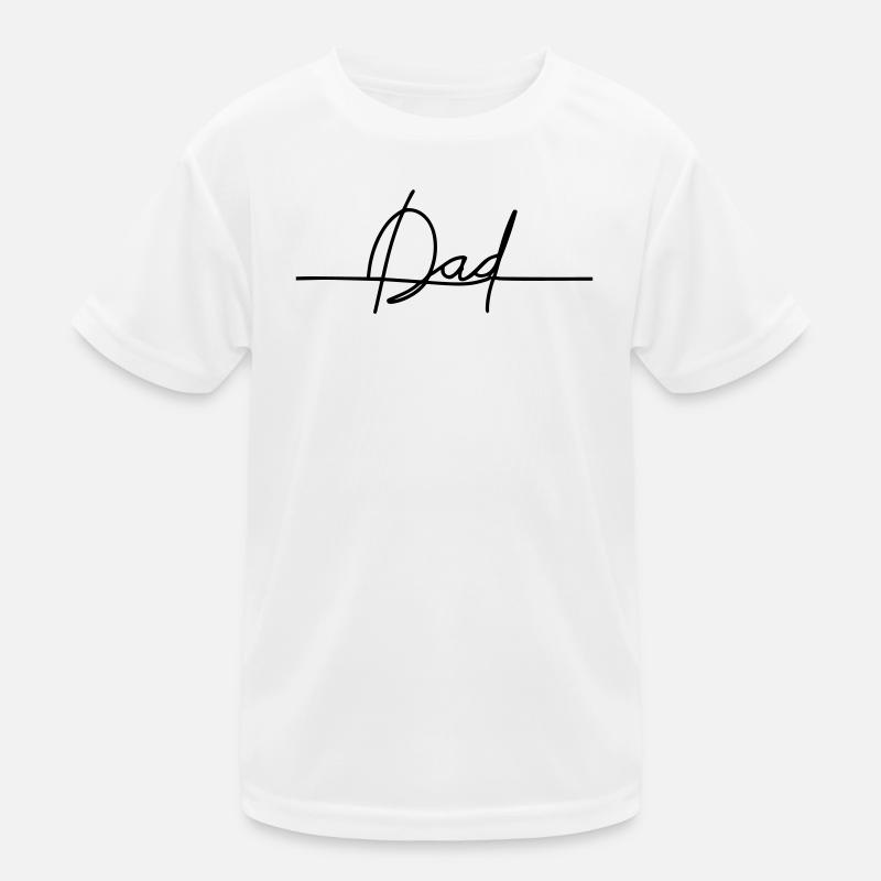 Dad en Ligne Continue T-shirt sport Enfant
