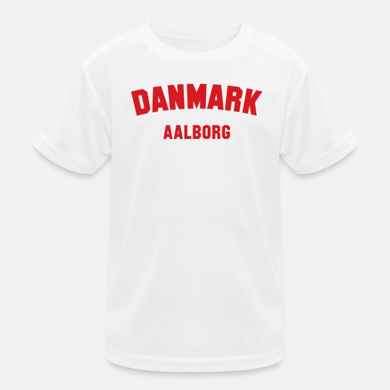 AALBORG Denmark Dänemark Kinder Funktions-T-Shirt