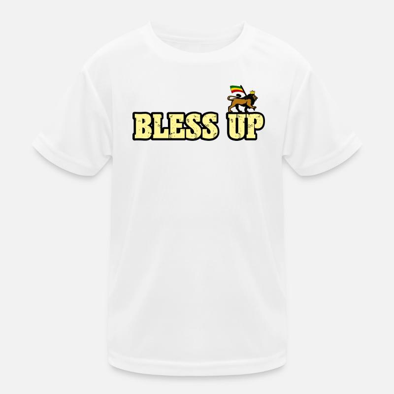 Dub Reggae Bless Up Kids Functional T-Shirt