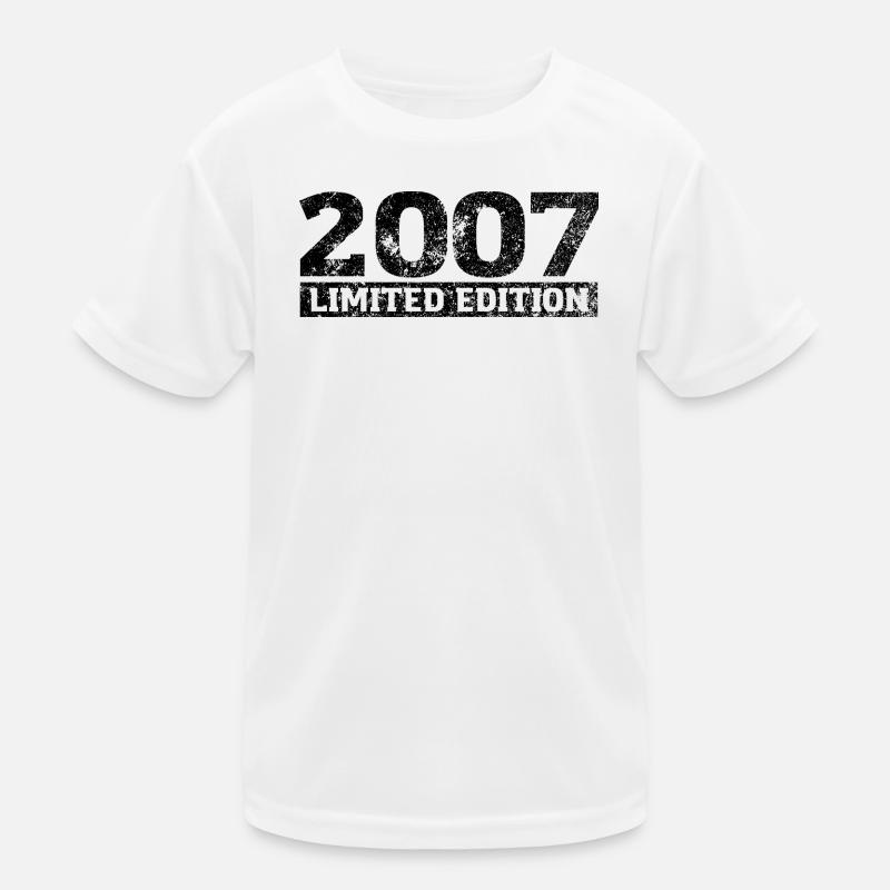 Edition Limitée 2007 Anniversaire Millésime 2007 T-shirt sport Enfant