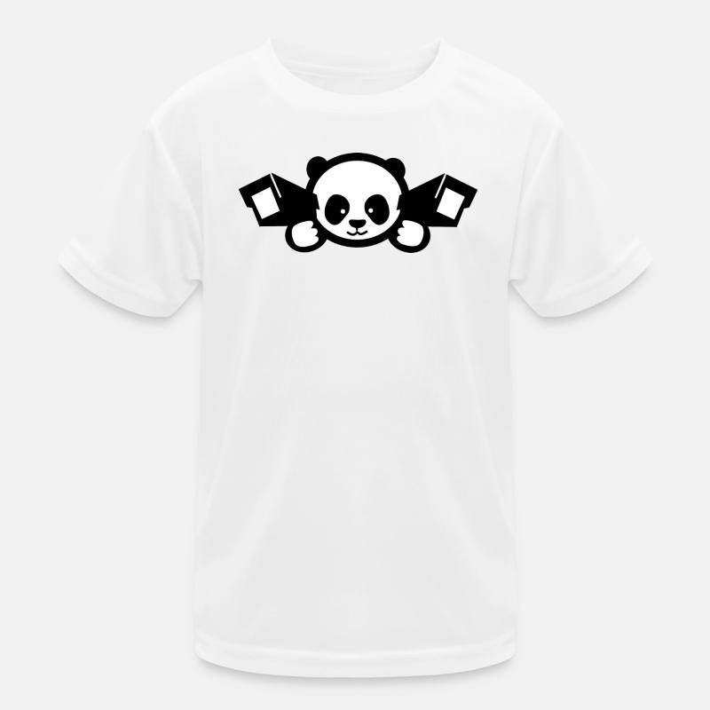 Cute Surveillance Panda – China Satire Kinder Funktions-T-Shirt