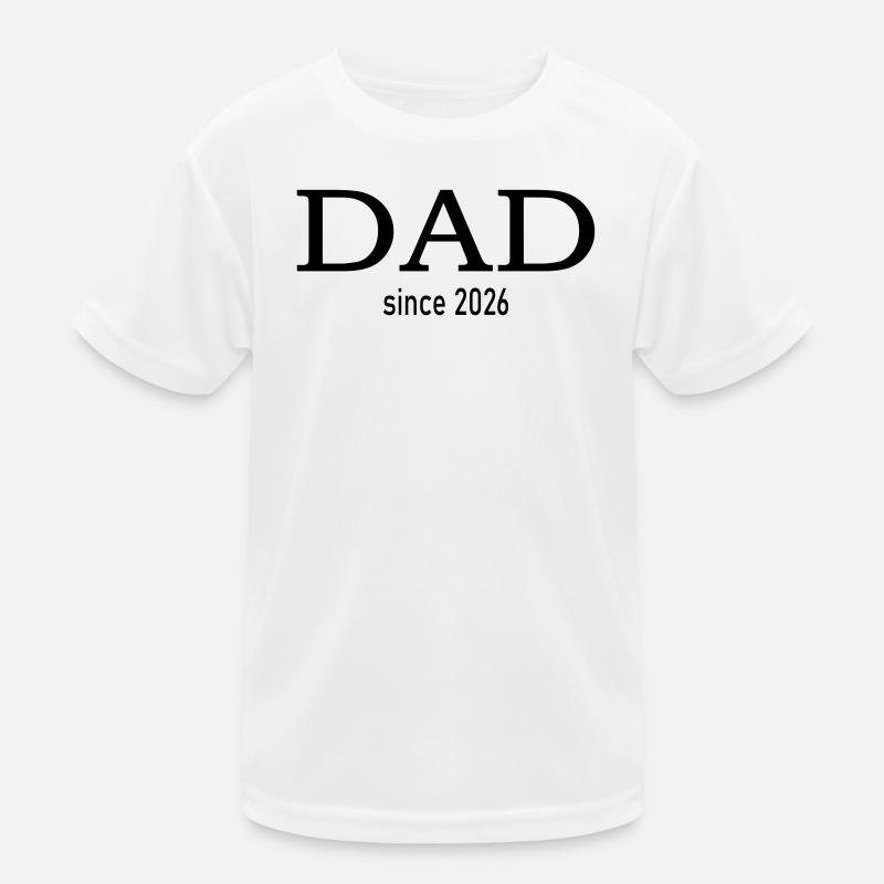 Dad since 2026 Kinder Funktions-T-Shirt