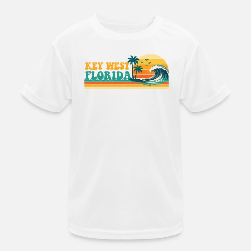 Key West Florida Retro Spring Break Beach Vibe Kinder Funktions-T-Shirt