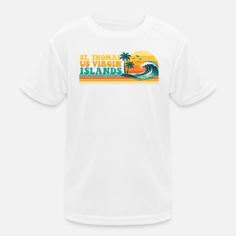 Croisière des vacances de printemps dans les îles Vierges Saint-Thomas T-shirt sport Enfant
