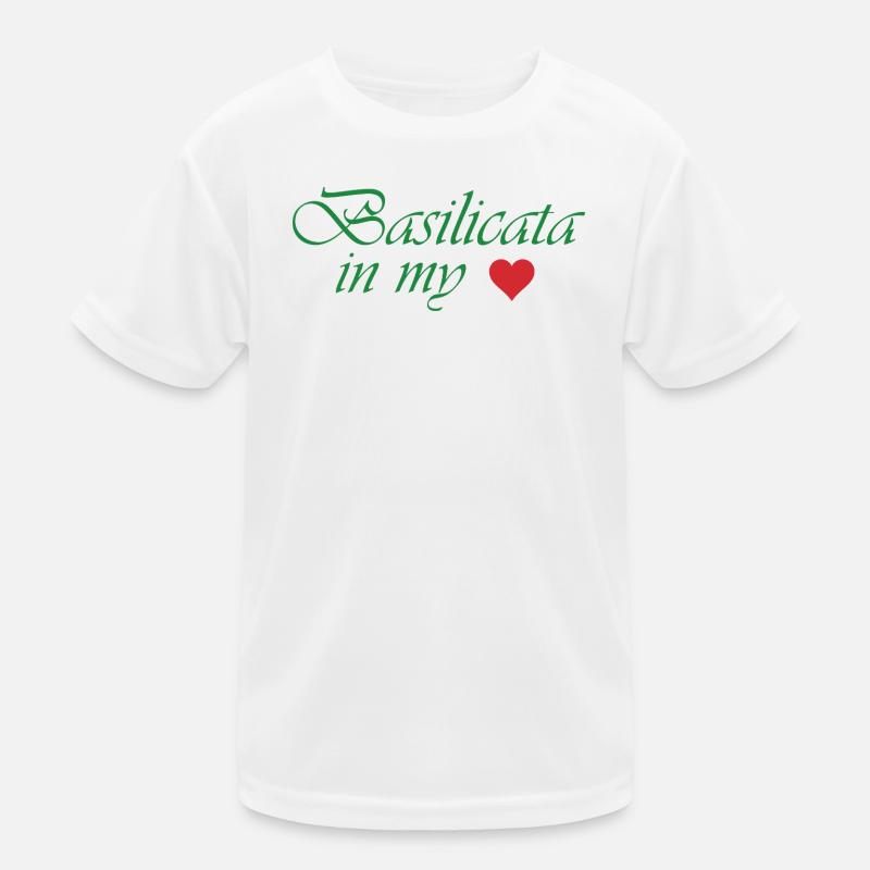 Basilicate dans mon cœur T-shirt sport Enfant