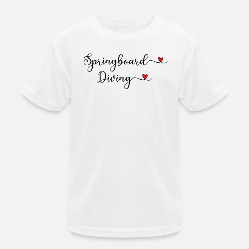 Springboard Diving Kinder Funktions-T-Shirt