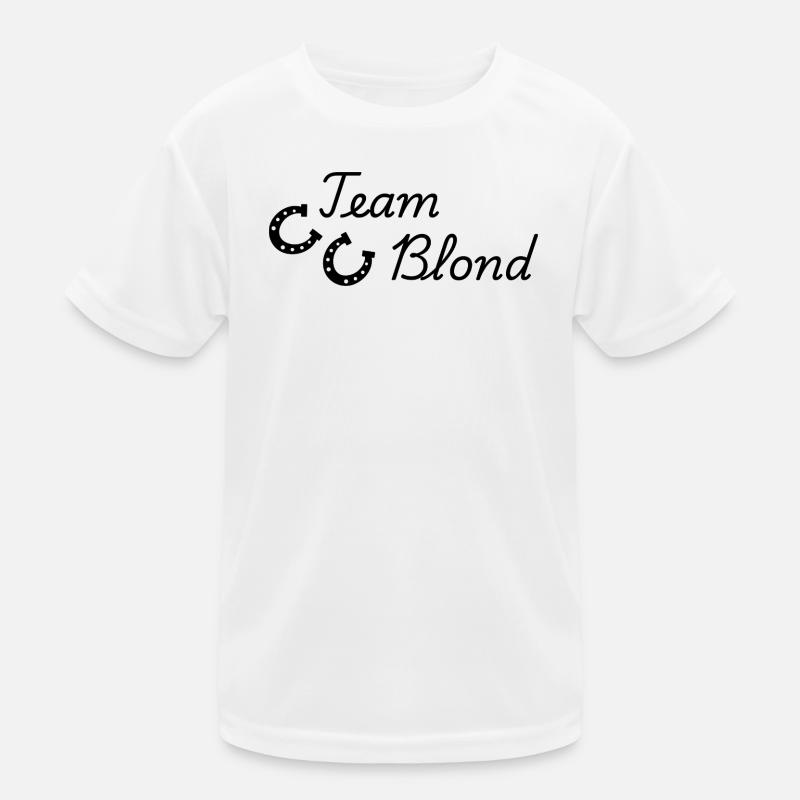 Team Blonde Kinder Funktions-T-Shirt