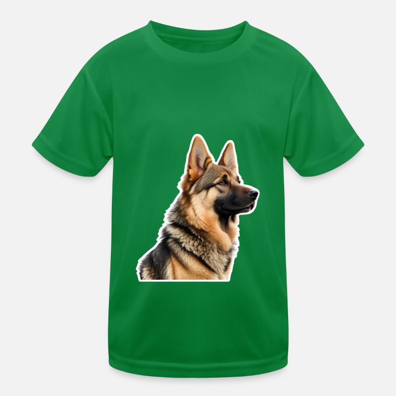 Chien de berger T-shirt sport Enfant