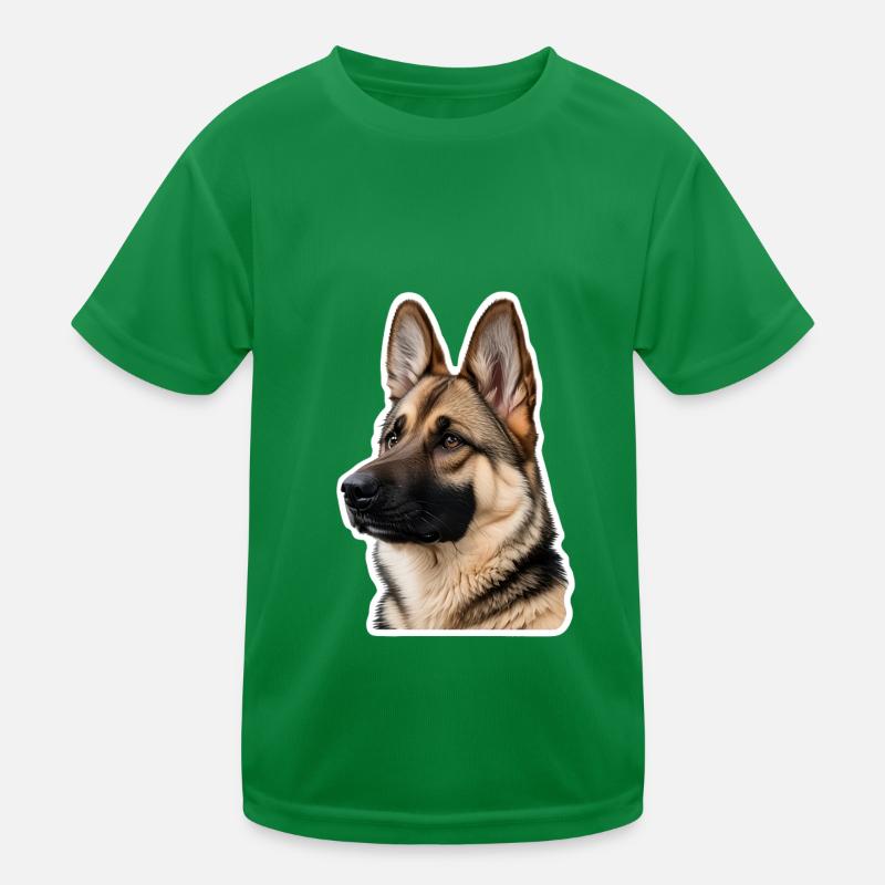 Schäferhund Kinder Funktions-T-Shirt