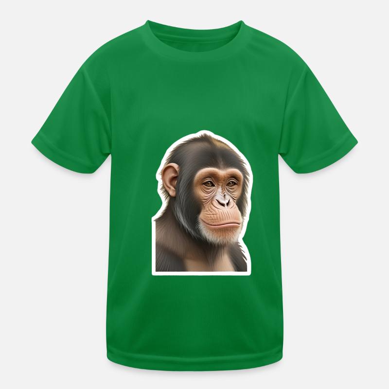 Chimpanzé T-shirt sport Enfant