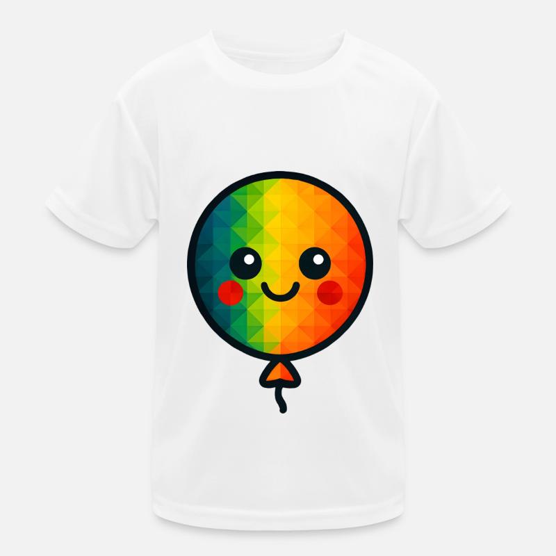 WPAP Polygon Kawaii Style Ballon Bébé Jouet T-shirt sport Enfant
