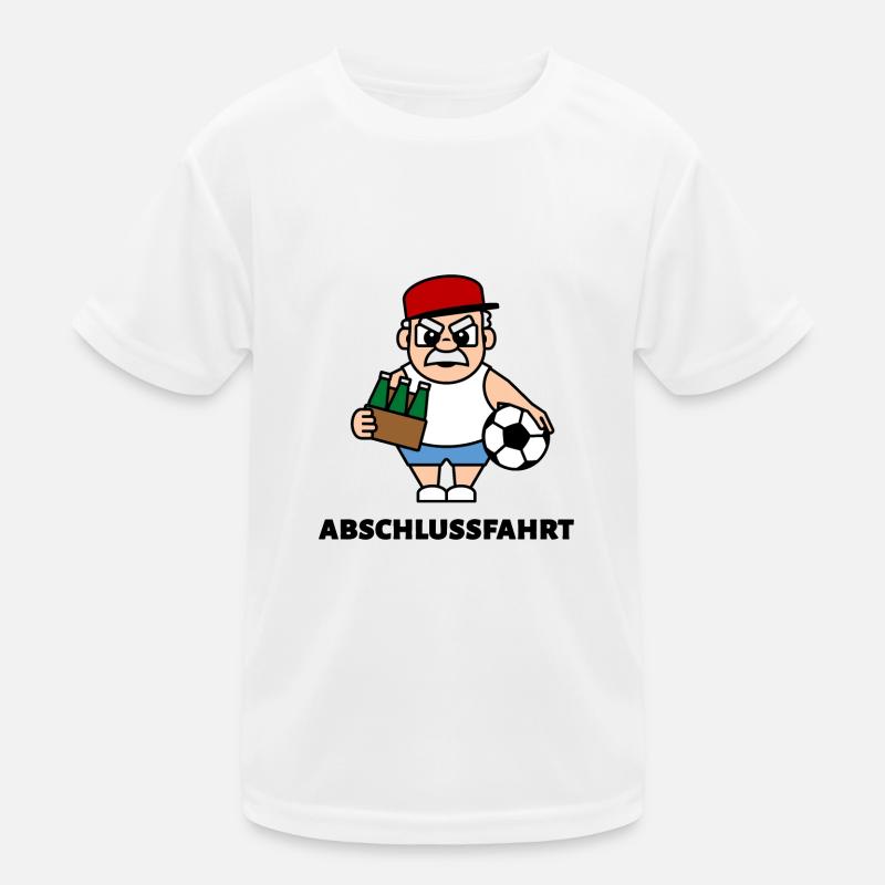 Andy auf Abschlussfahrt - Abschlussfahrt - Kinder Funktions-T-Shirt - Weiß