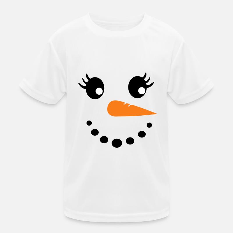 Snemand Funktionsshirt til børn