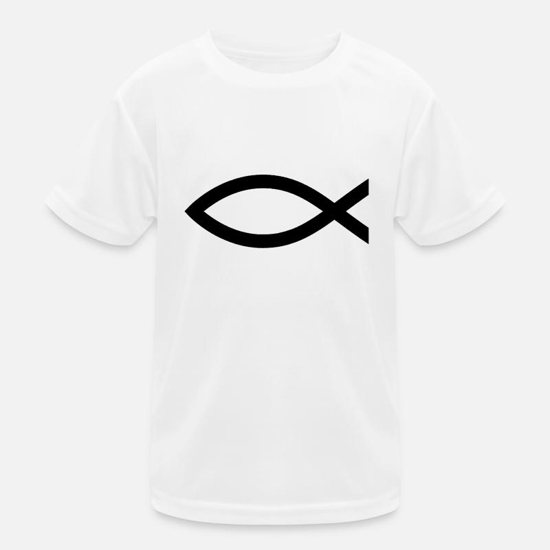 Fisch (Christentum) Kinder Funktions-T-Shirt