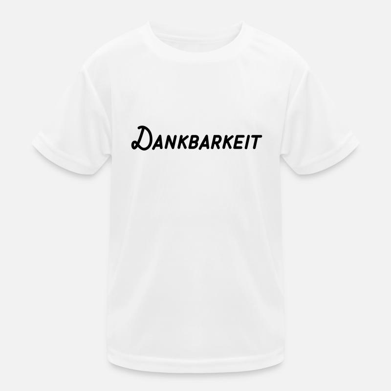 Dankbarkeit Kinder Funktions-T-Shirt