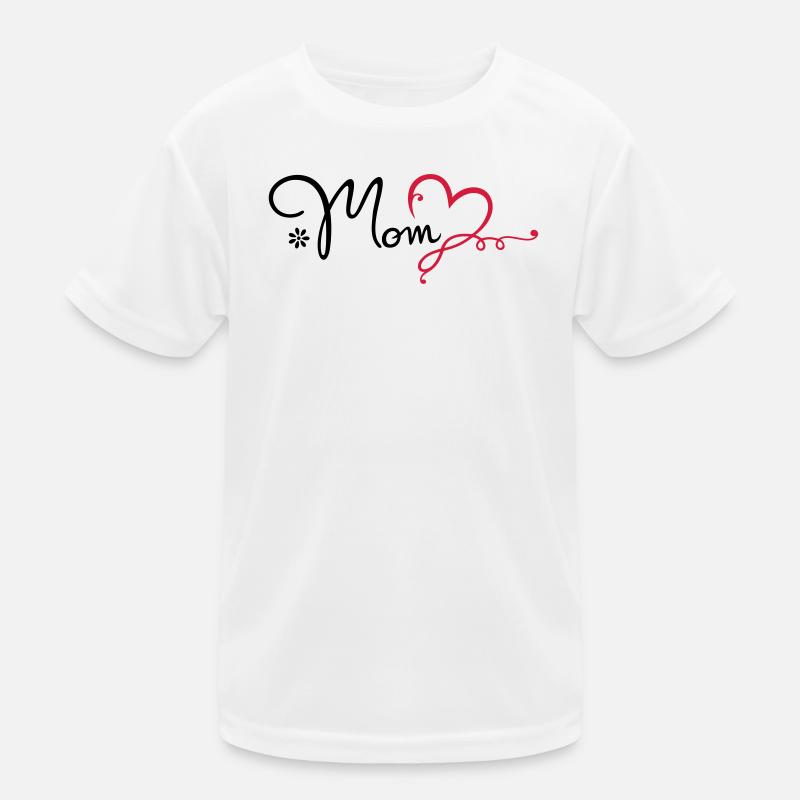 Love Mom Geschenk Muttertag Mama Kinder Funktions-T-Shirt