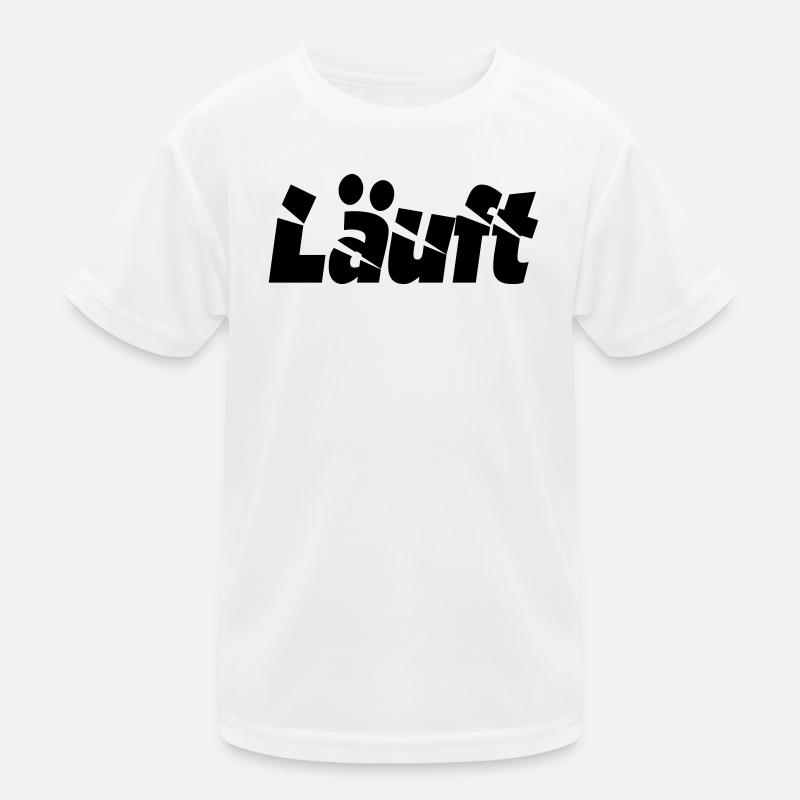 laeuft Kinder Funktions-T-Shirt