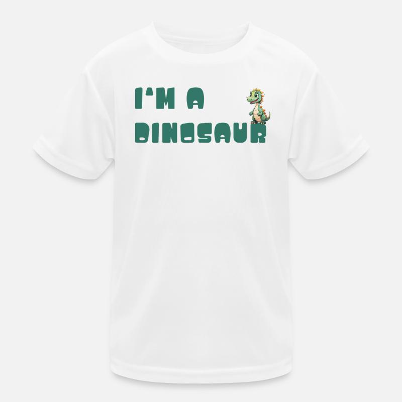 I'm a dinosaur – playful typo design Kids Functional T-Shirt