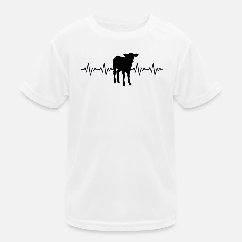 Bauer Calf ECG Heartbeat Kids Functional T-Shirt
