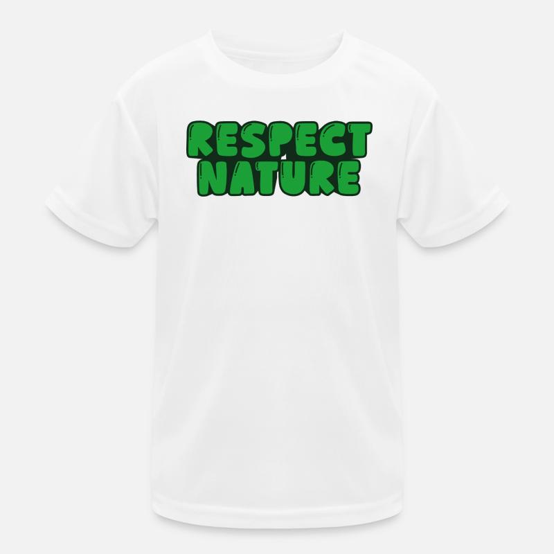 Respecter la nature T-shirt sport Enfant