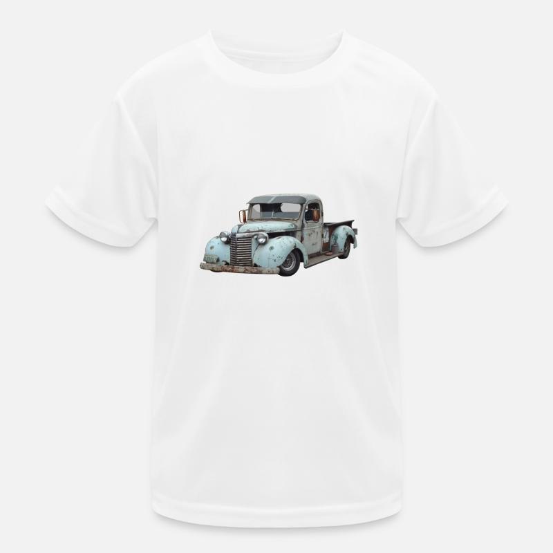 Oldtimer Pick Up Kinder Funktions-T-Shirt