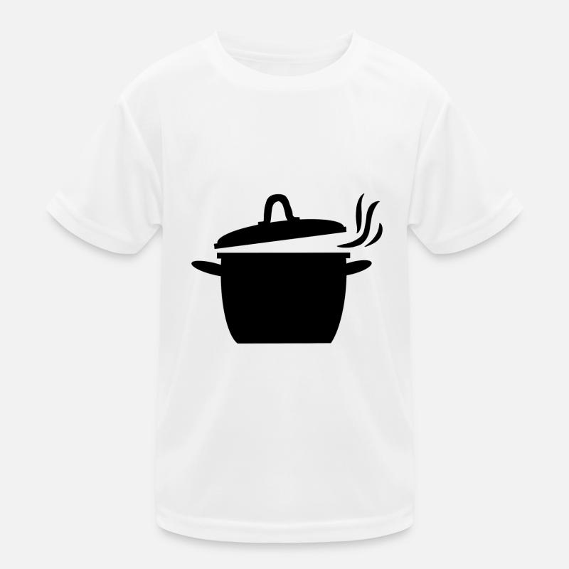 Kochen Küche Koch Restaurant Kinder Funktions-T-Shirt