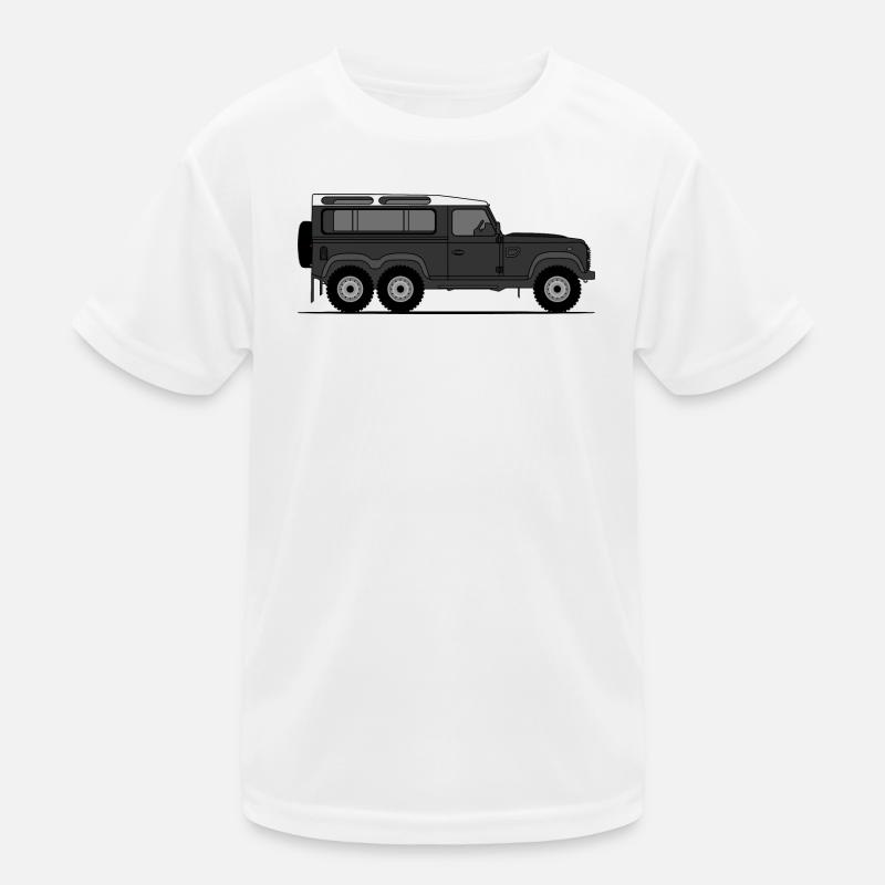 Defender 6x6 Black Kids Functional T-Shirt