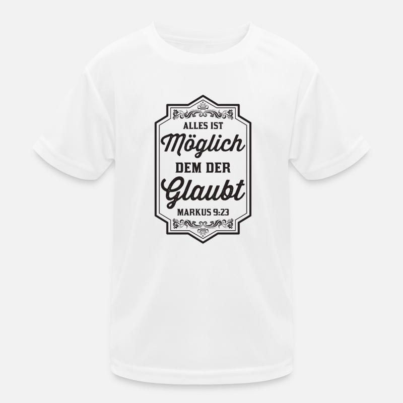 Bibelvers - Christlich - Glaube Kinder Funktions-T-Shirt