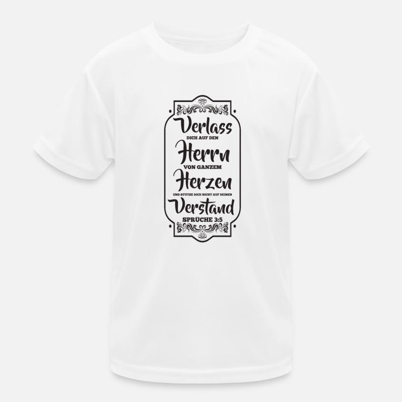 Bibelvers Kinder Funktions-T-Shirt