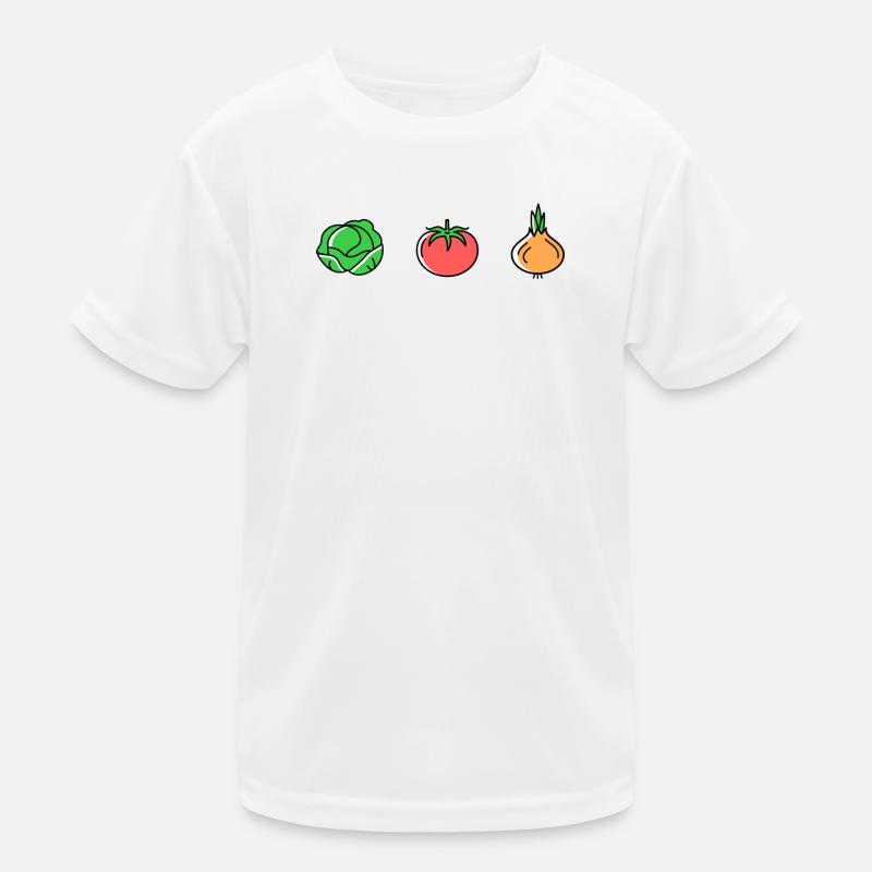 Tomato Onion Salad Kids Functional T-Shirt