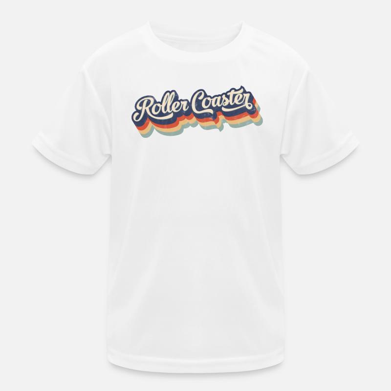 Roller Coaster Kinder Funktions-T-Shirt