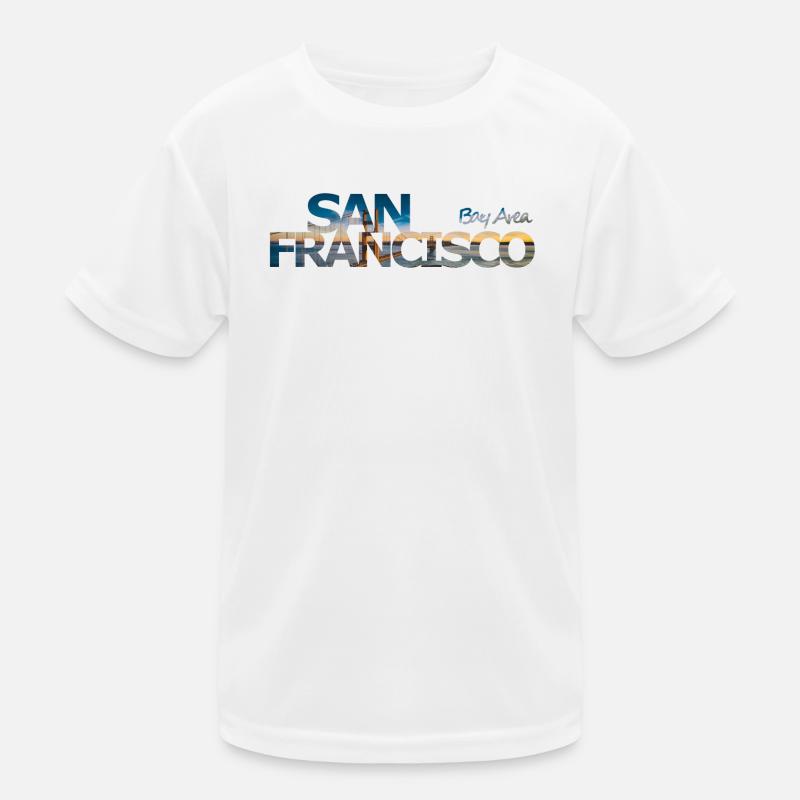 San Francisco Bay Area - Geschenk Kinder Funktions-T-Shirt