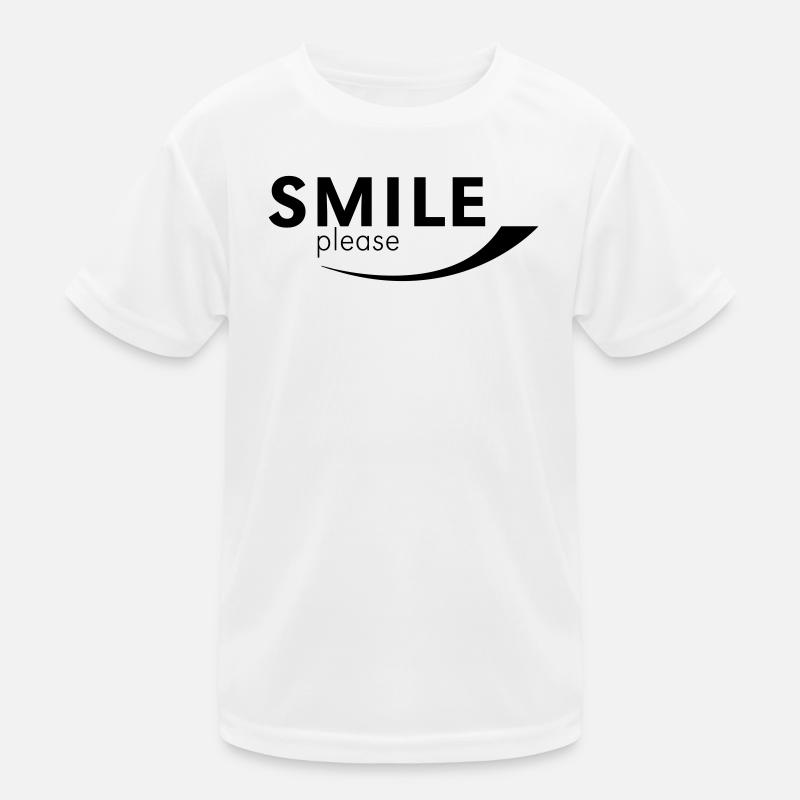 Smile please Kids Functional T-Shirt
