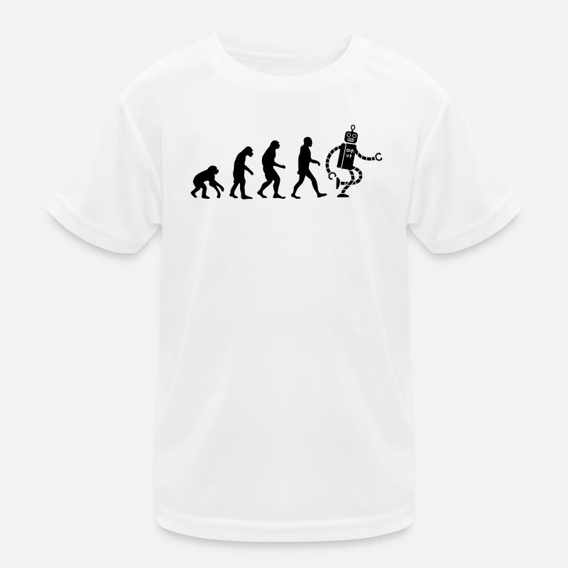 evolution robot Kids Functional T-Shirt