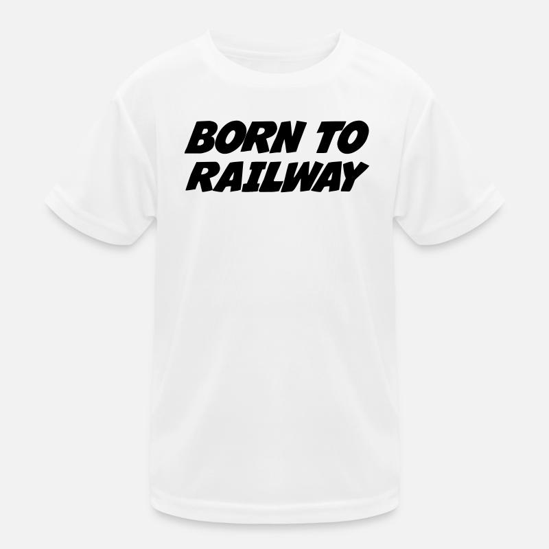 Eisenbahner / Eisenbahnen / Eisenbahn / Bahn - Kinder Funktions-T-Shirt - Weiß