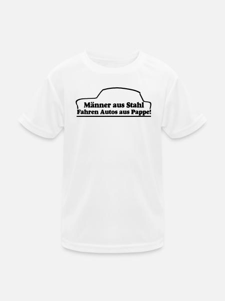  , Männer aus Stahl..., DDR Kult (25) - Kinder Funktions-T-Shirt - Weiß - Vorne