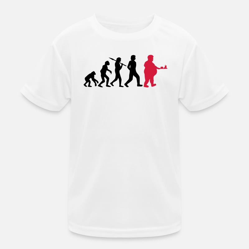 Fast Food Evolution Kinder Funktions-T-Shirt