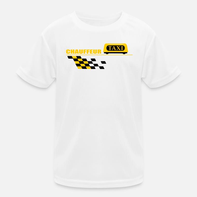 Taxi driver Kids Functional T-Shirt