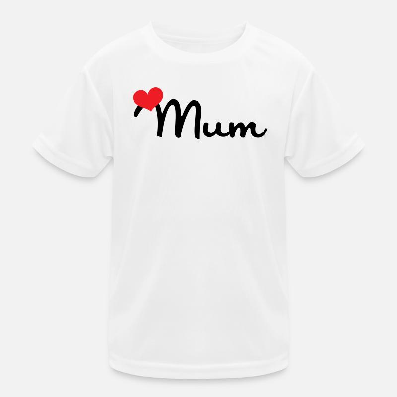 Maman d'Amour - Muttertag Kinder Funktions-T-Shirt