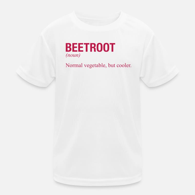 BEETROOT Rote Bete Kids Functional T-Shirt