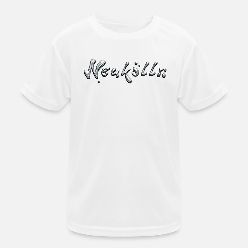 Neukölln Metallic Font Kids Functional T-Shirt