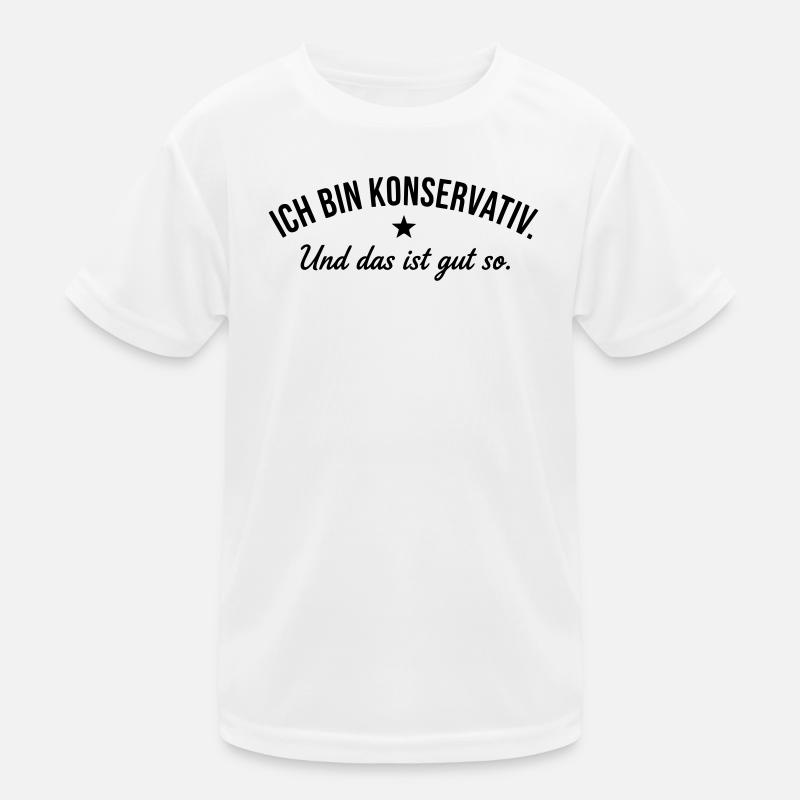 Konservativ Kinder Funktions-T-Shirt