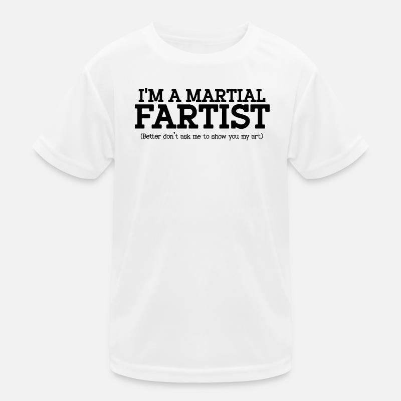 Artiste Martial du Pet – Ne Me Demande Pas Mon Art T-shirt sport Enfant