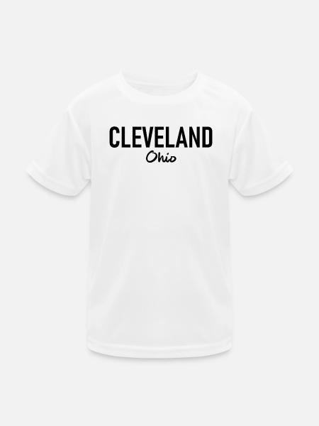 Cleveland - Ohio - USA - United States of America - Kids Functional T-Shirt - white - Front
