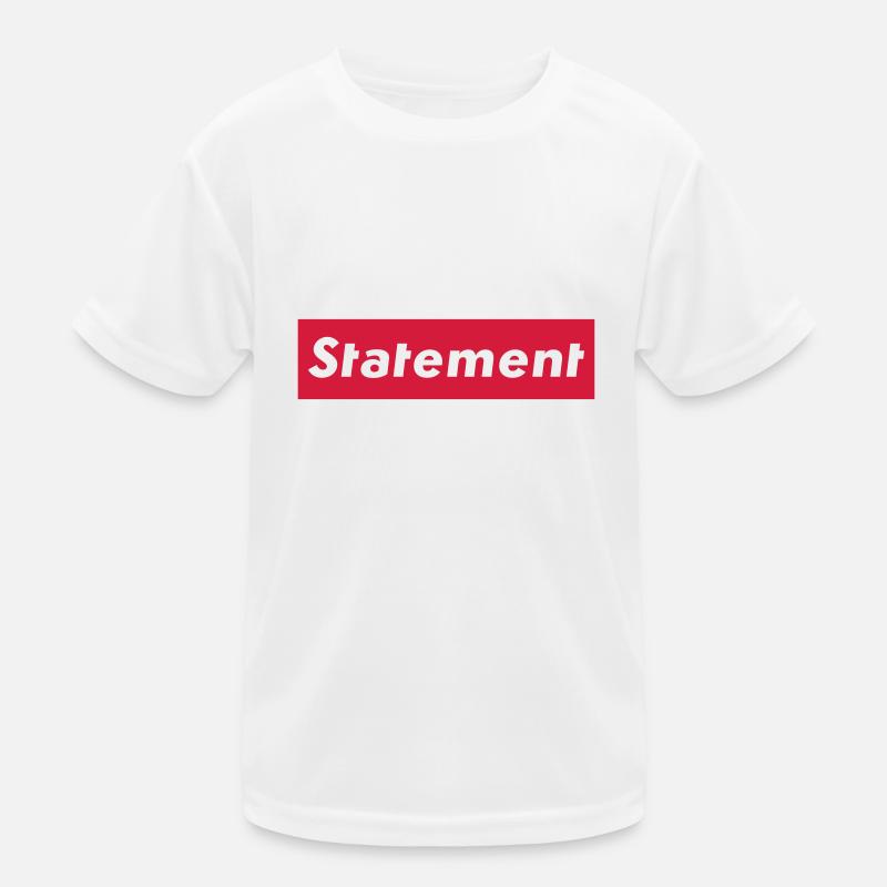 Statement Kinder Funktions-T-Shirt