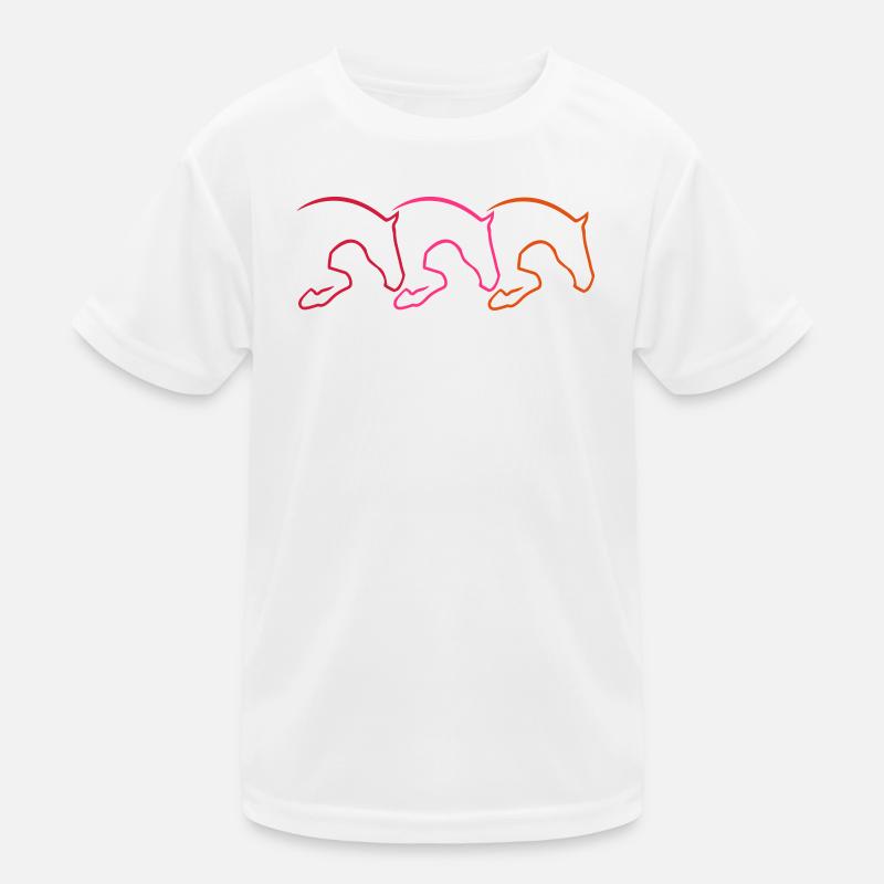 Springpferd Kinder Funktions-T-Shirt